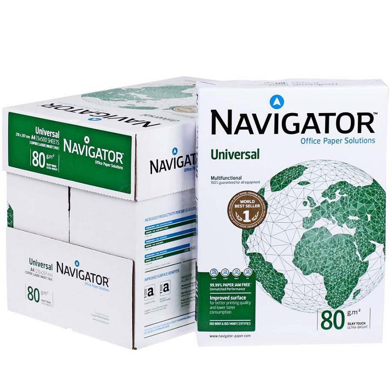 Ramette 500 feuilles A4 21x29,7cm 80g/m² - NAVIGATOR